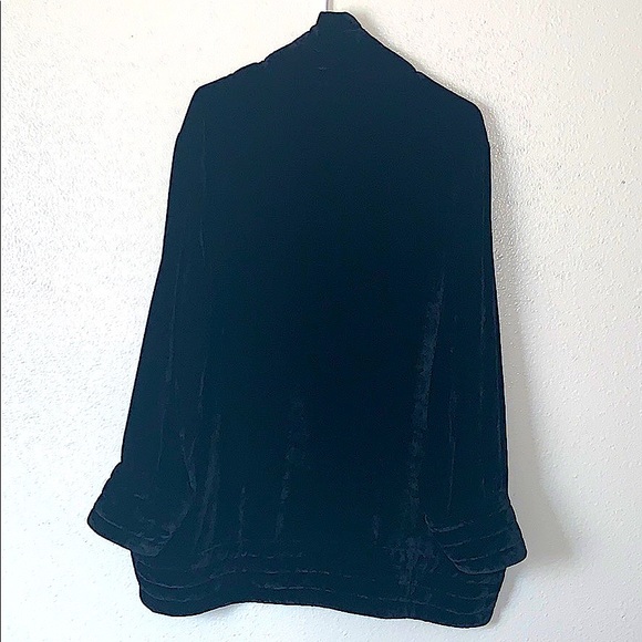 CITRON Santa Monica Collection 100% Silk Open Coat Size Medium - Picture 8 of 16